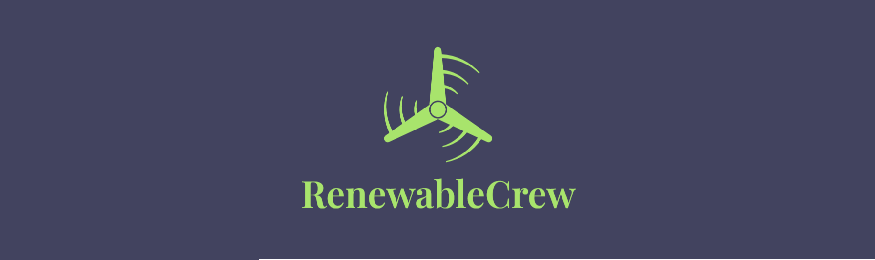 RenewableCrew Logo Banner